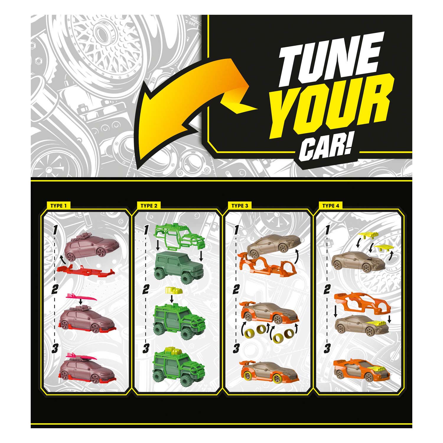 Majorette Tune Up's 2 7 Surprises Set