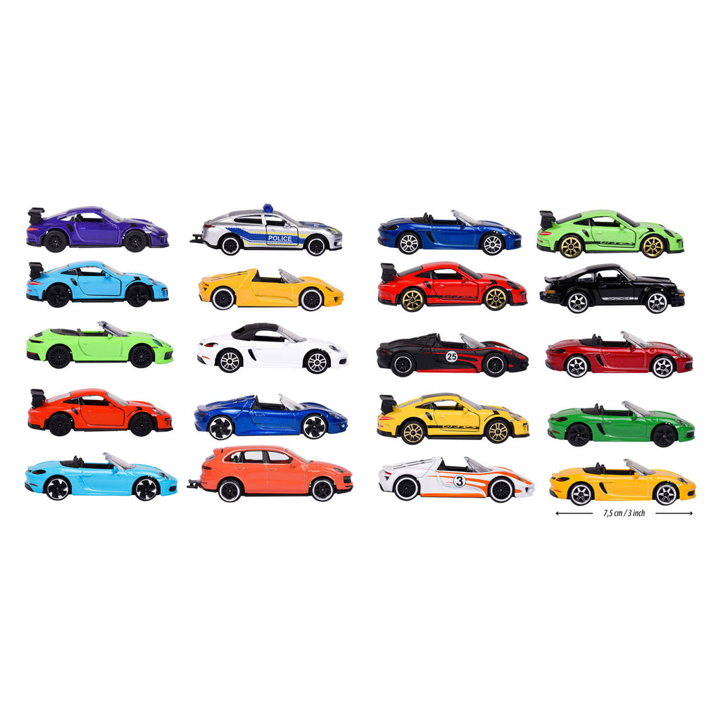 Majorette Porsche Auto's Discovery Pack 20+2