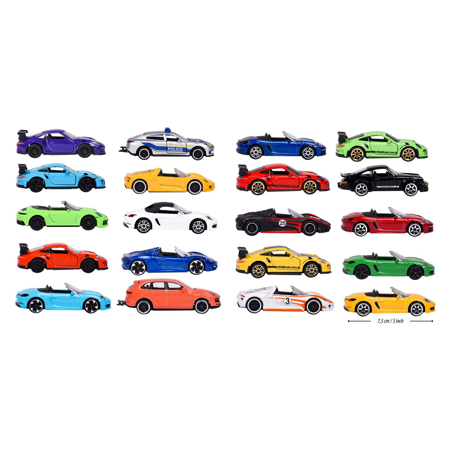 Majorette Porsche Auto's Discovery Pack 20+2