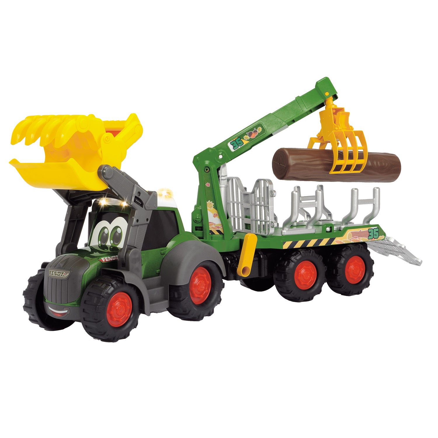 Dickie Fendti Forester Tractor met Aanhanger