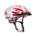 Hudora Fietshelm Basalt Wit/Oranje Maat 49-52