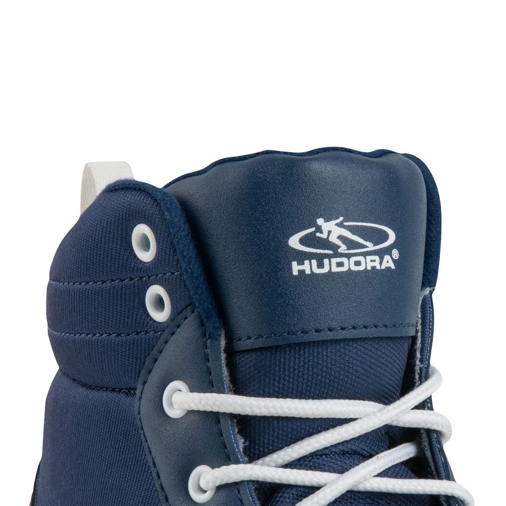 Hudora Rolschaatsen Blauw met LED, Maat 33-34