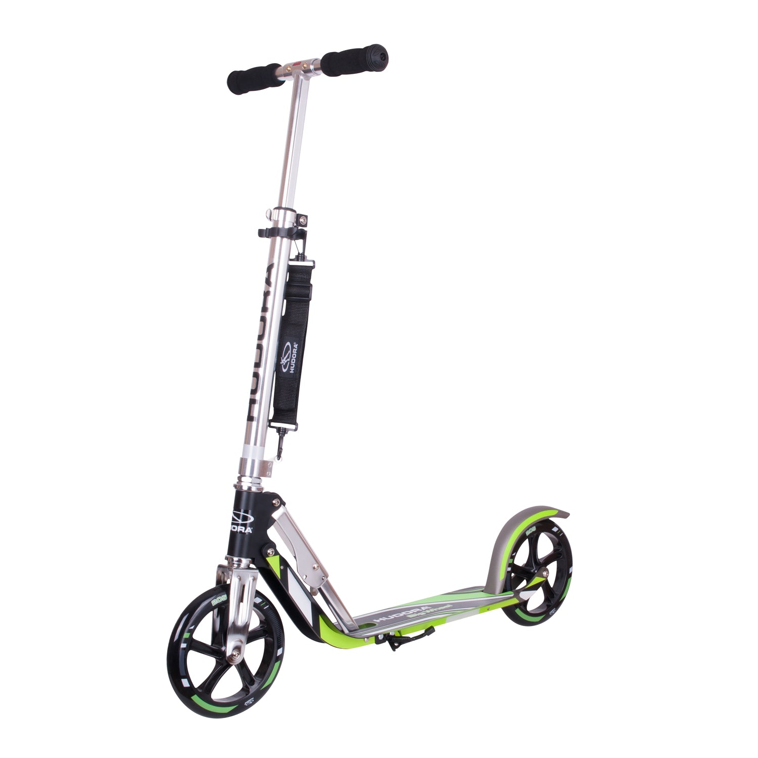 Hudora scooter big wheel step rx205 - grijs groen