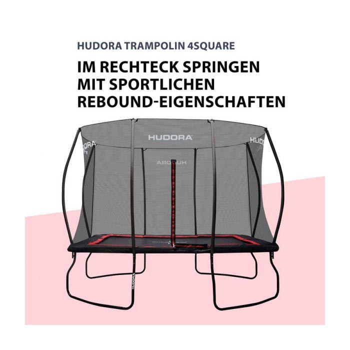 Hudora Trampoline 4-Square, 305x215cm