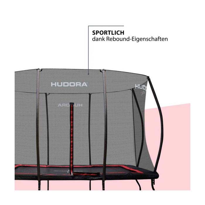 Hudora Trampoline 4-Square, 305x215cm