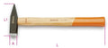 Beta 1370/400 bankhamer hickory met houten steel