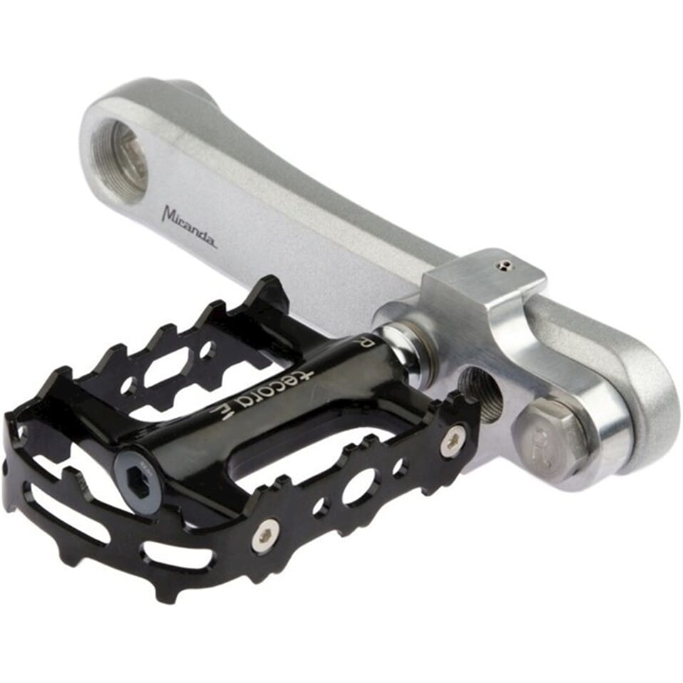 Mirage crankverkorters met rvs bouten aluminium t6 zilver