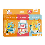 Cartamundi Reisspel 3in1 Suitcase Plates Sounds