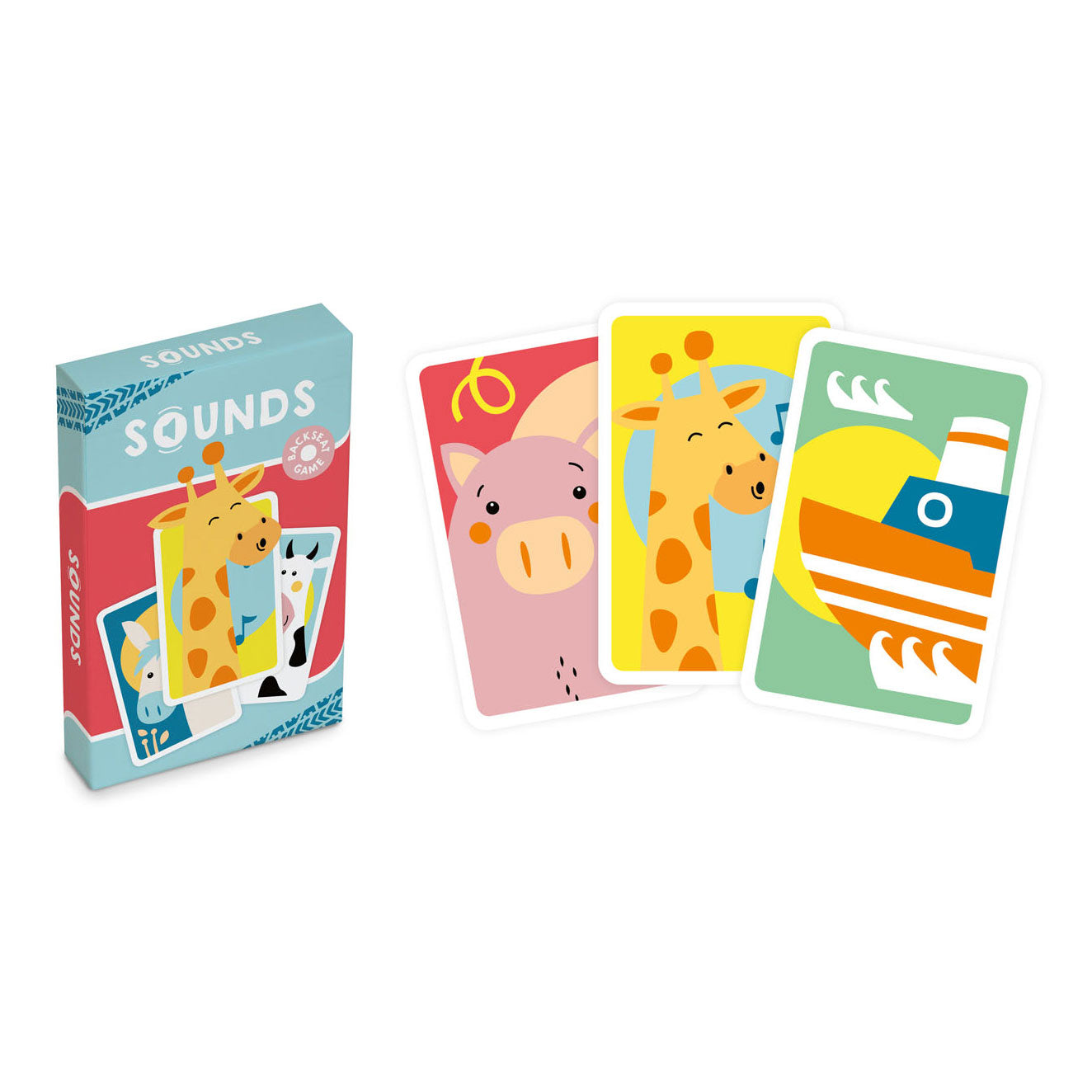 Cartamundi Reisspel 3in1 Suitcase Plates Sounds