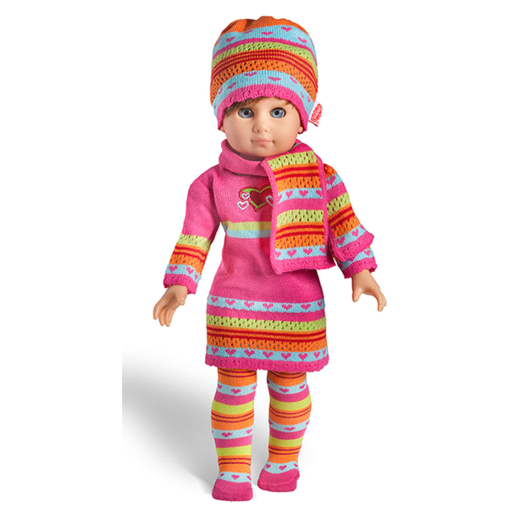 Heless Poppen Muts en Sjaal Hearty, 28-35 cm
