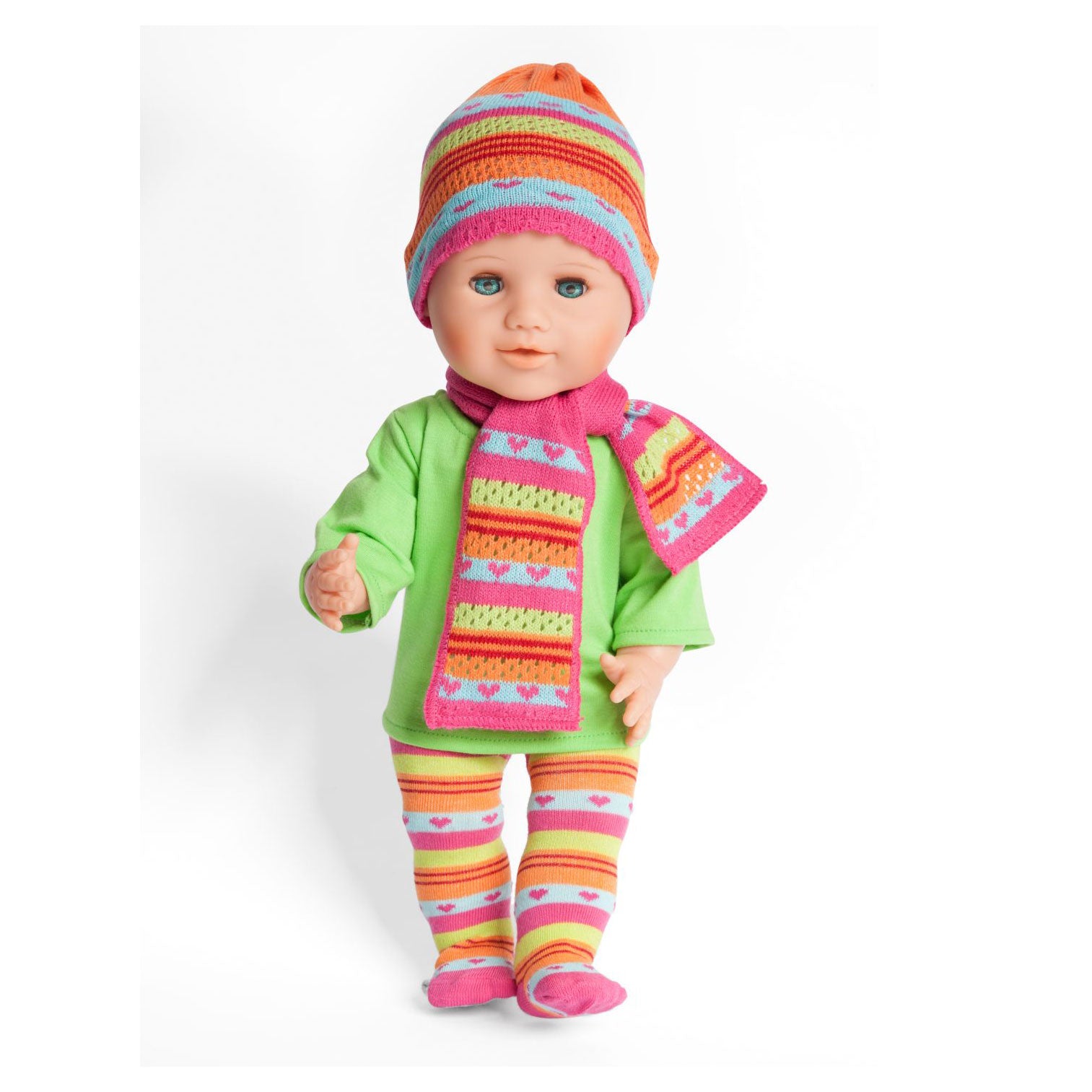 Heless Poppen Muts en Sjaal Hearty, 28-35 cm