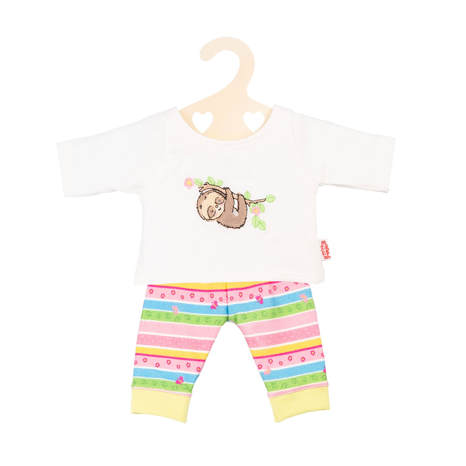 Heless Poppen Pyjama Luiaard, 28-35 cm