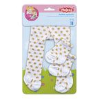 Heless Poppenmaillot met Sokken Gouden Stippen, 35-45 cm
