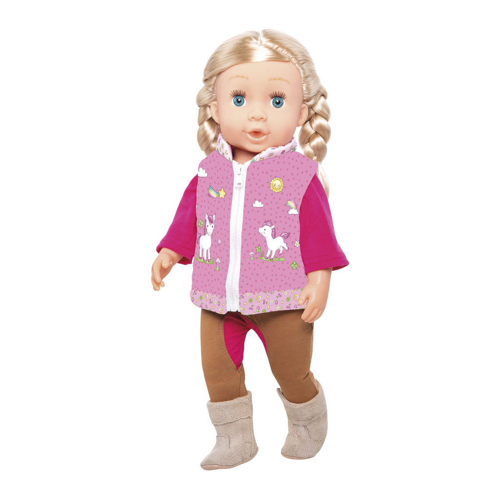 Heless Poppenoutfit Paardrijden Eenhoorn, 35-45 cm