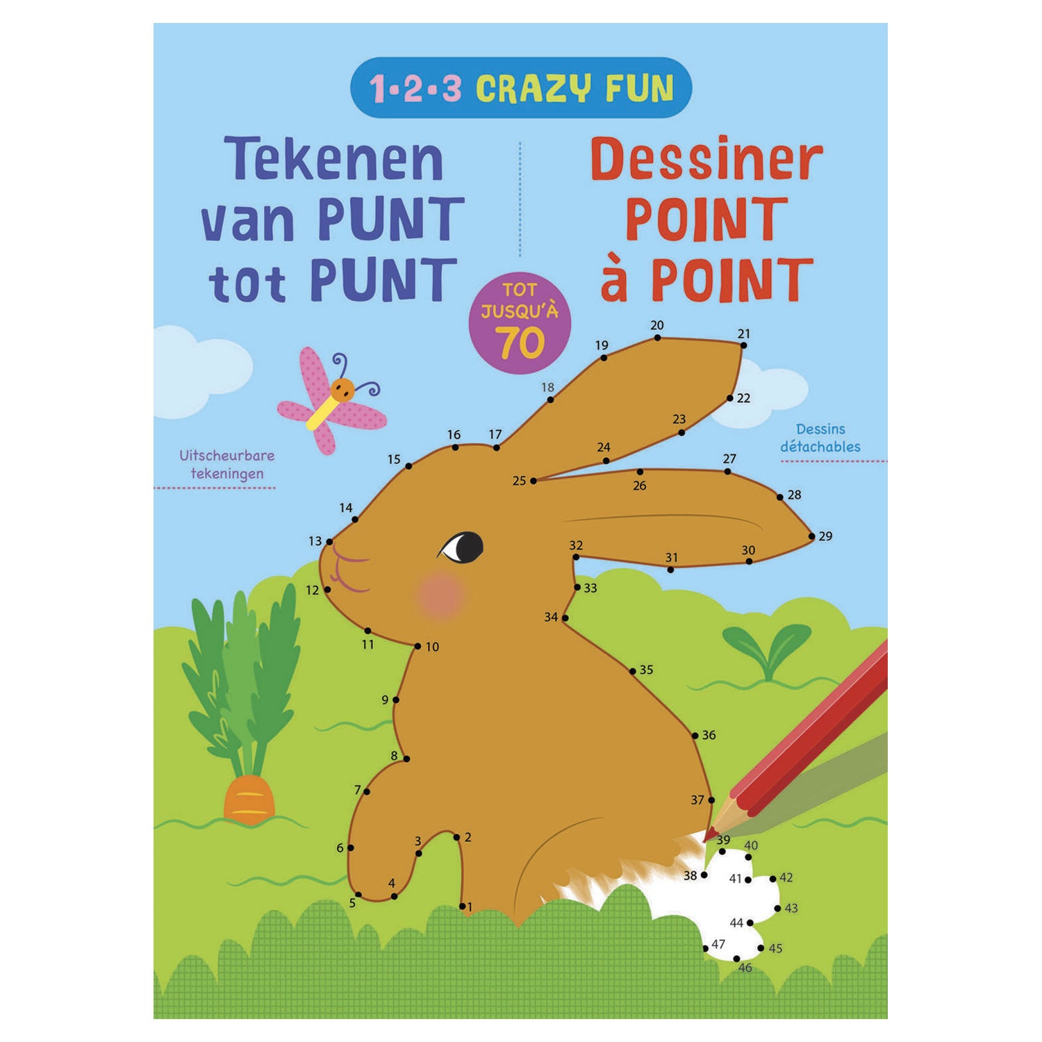 Deltas 1-2-3 Crazy Fun Tekenen van punt tot punt (tot 70)