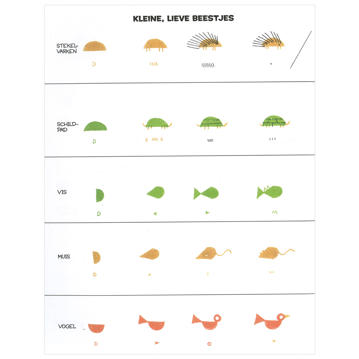 Deltas Zo Teken je Leuke Dieren!