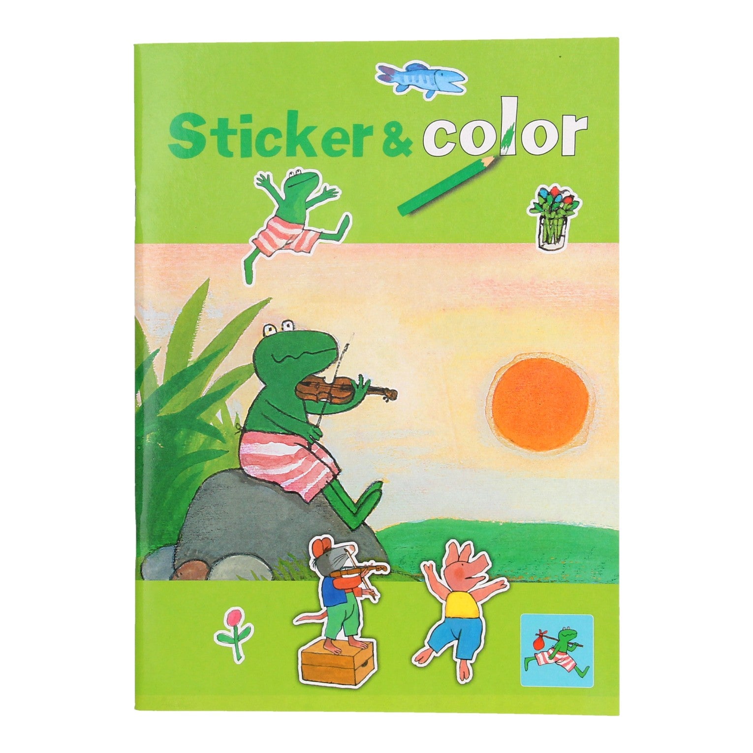 Boek Specials Nederland BV Kikker Stickeren Kleurboek