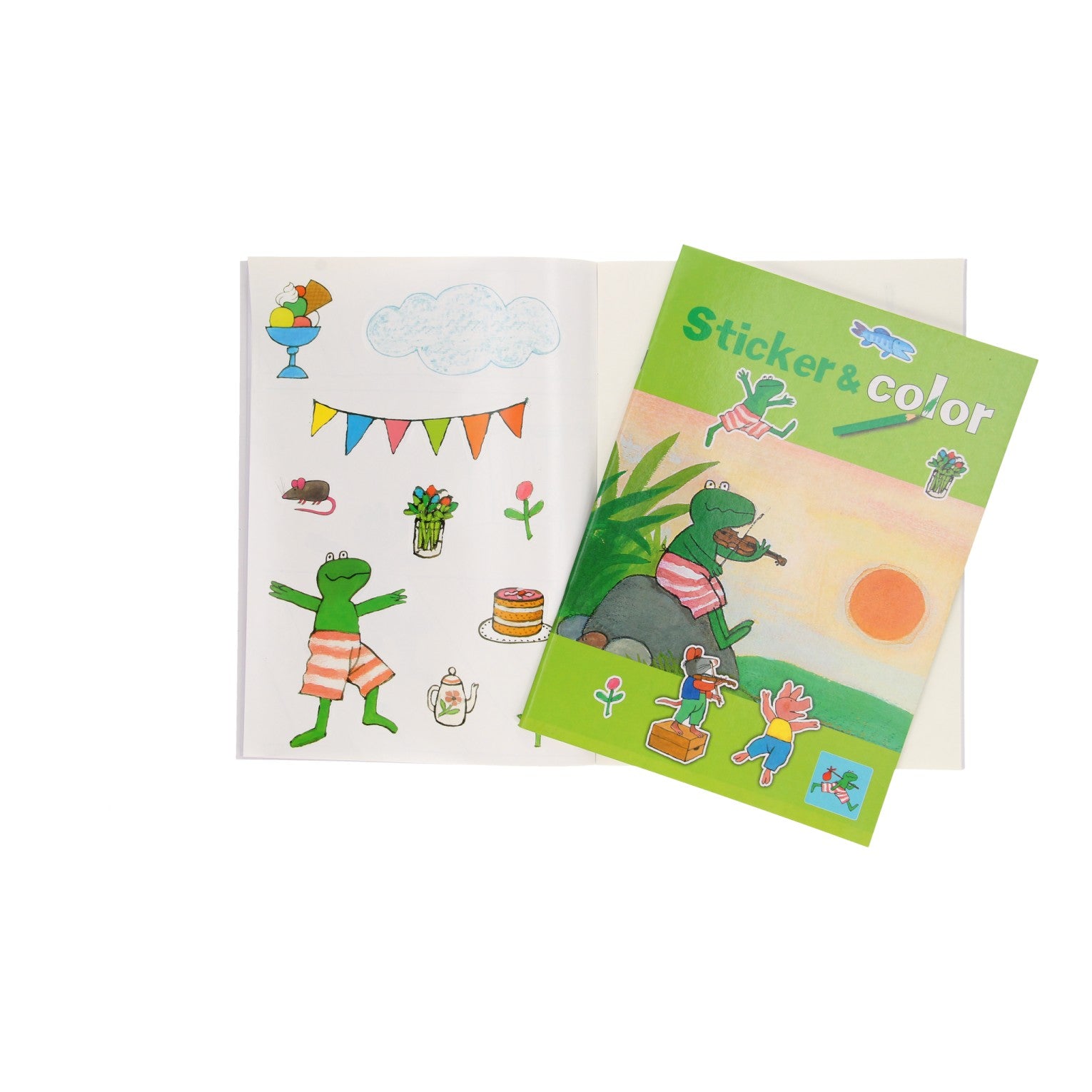 Boek Specials Nederland BV Kikker Stickeren Kleurboek