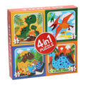 Wins Holland 4-in-1 Puzzel Dinosaurus