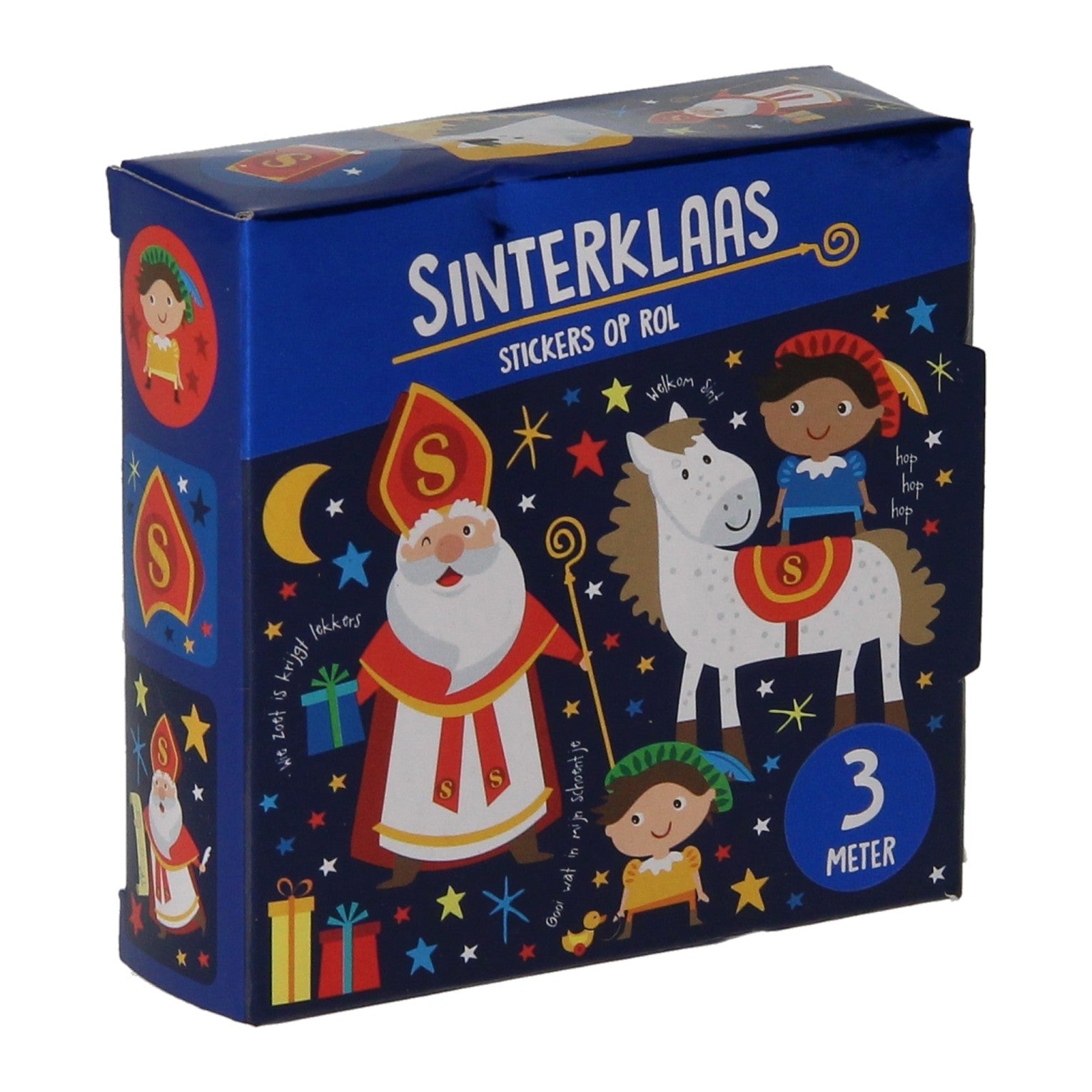 Wins holland sinterklaasstickers op rol, 3 meter