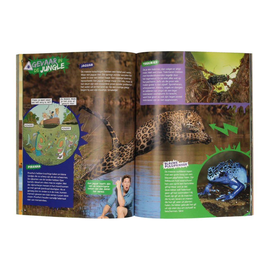 Boek Specials Nederland BV Wild van Freek Giga Gevaarlijk en Gemeen Boek