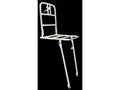 Voordrager 26 wit aluminium