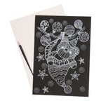 Creative Craft Group XMAS Scratch Art A4 Rainbow