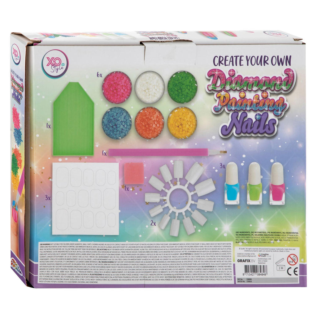 Grafix Maak je eigen Nagels Diamond Painting