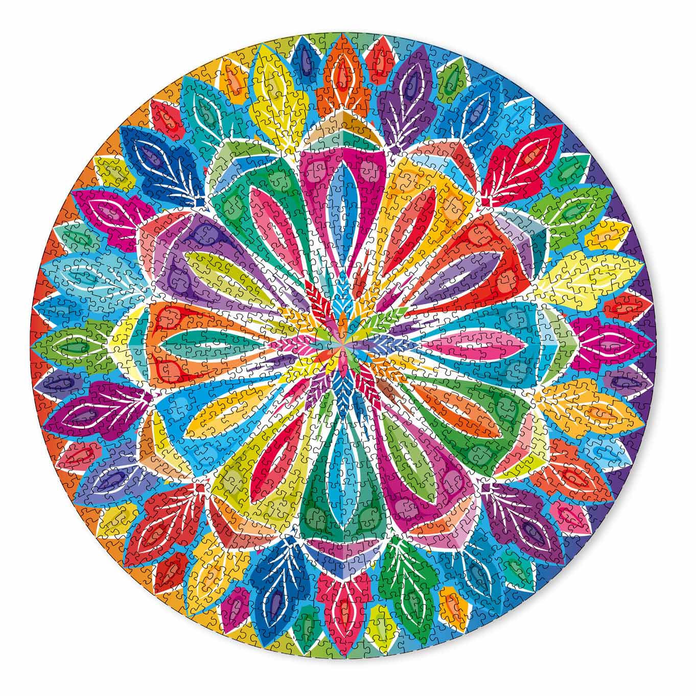 Grafix ronde puzzel mandala 1000 stukjes