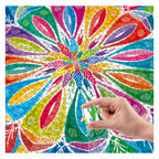 Grafix ronde puzzel mandala 1000 stukjes