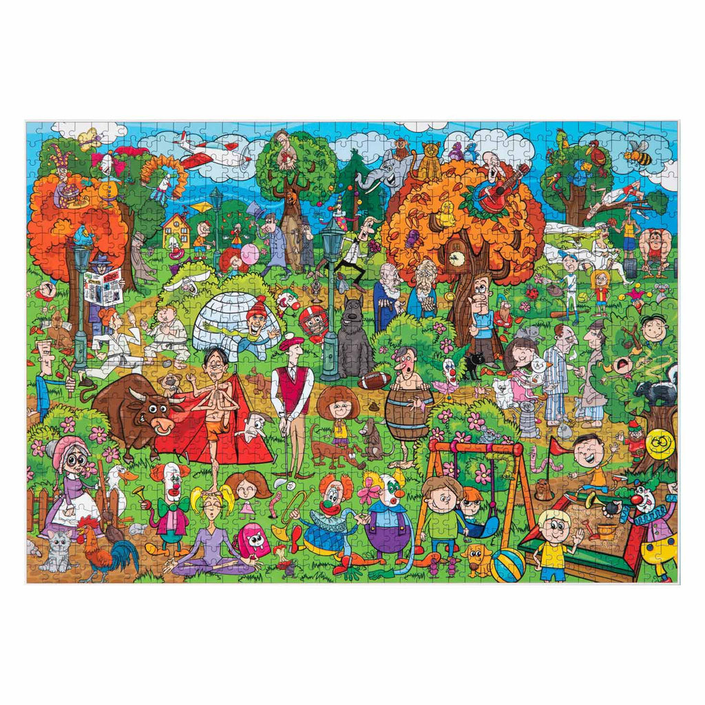 Grafix Legpuzzel Comic Stadspark, 1000st.