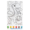 Grafix Canvas Schilderen op Nummer Dinosaurus