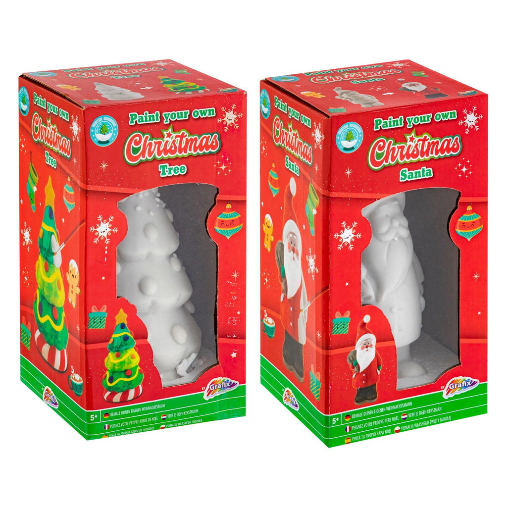 Grafix Kerst Schilder je eigen Kerstman/Kerstboom