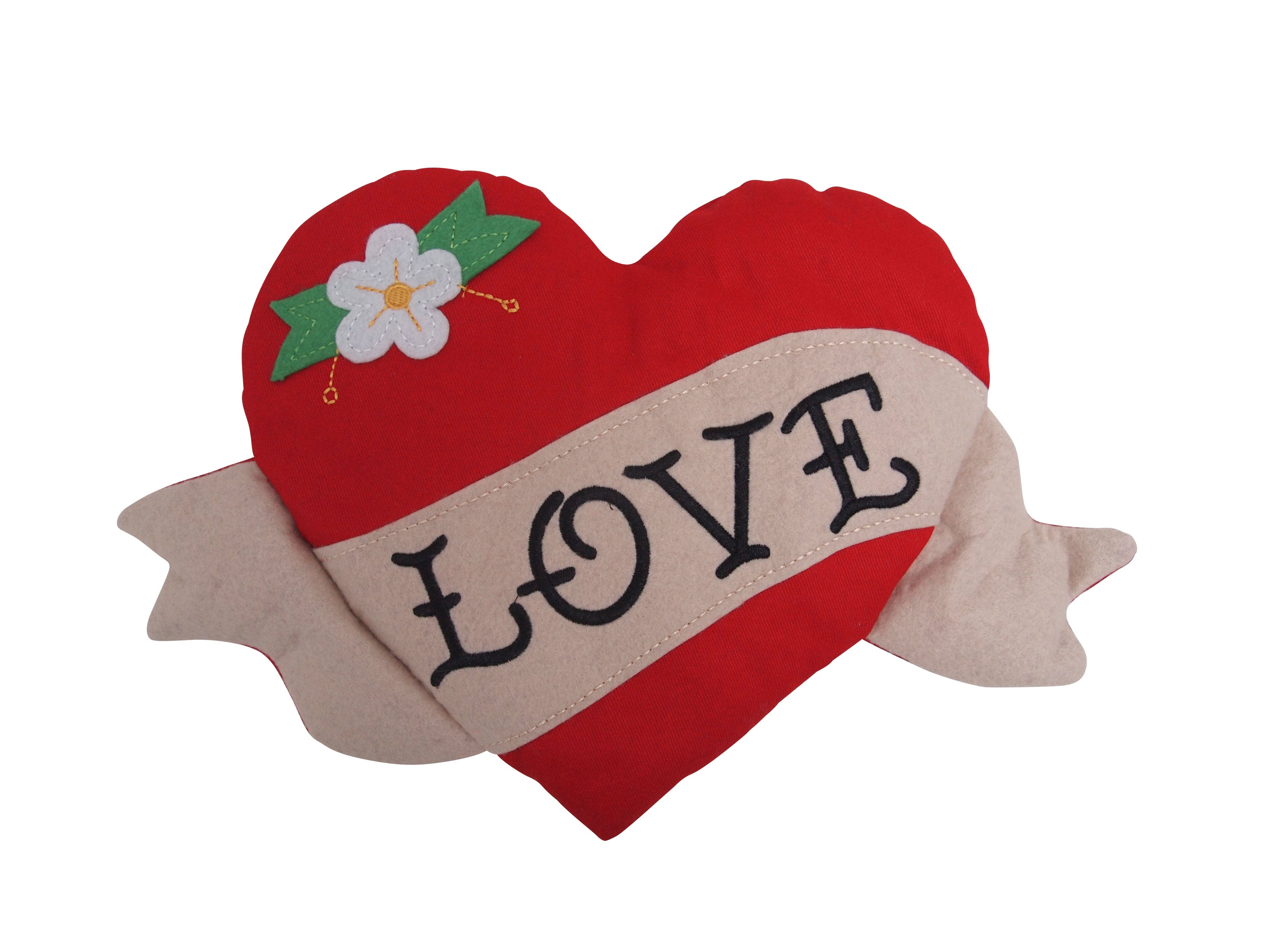 Bitten Warmtekussen Knuffelig Valentijnhart