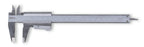 Beta sliding gauge made from hardened stainless steel in leather sheath 1650 150 - 016500001