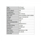 LEDSPOT MR16 5W 3500-5000K
