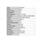 LEDSPOT MR16 5W 3500-5000K DIMBAAR