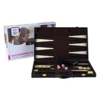 Engelhart backgammon 18 bruin en ivoor klassiek bordspel