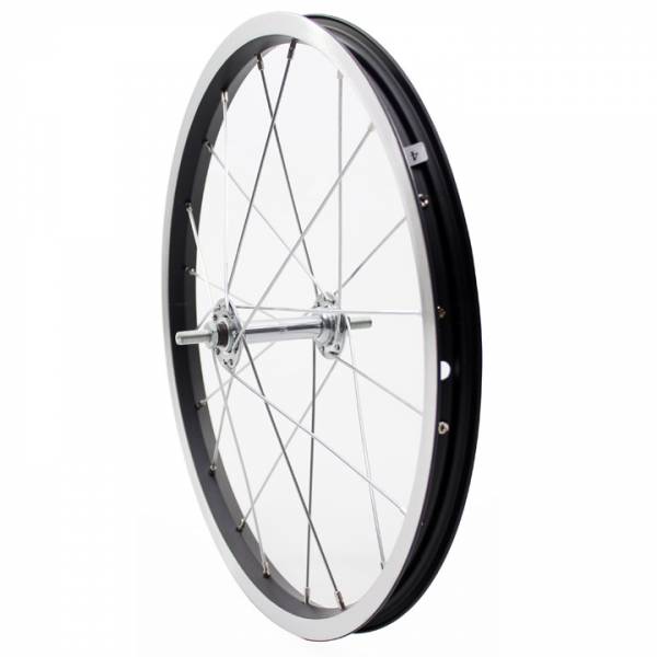Hzb voorwiel 24 inch etrto 507 alu vaste as zwart