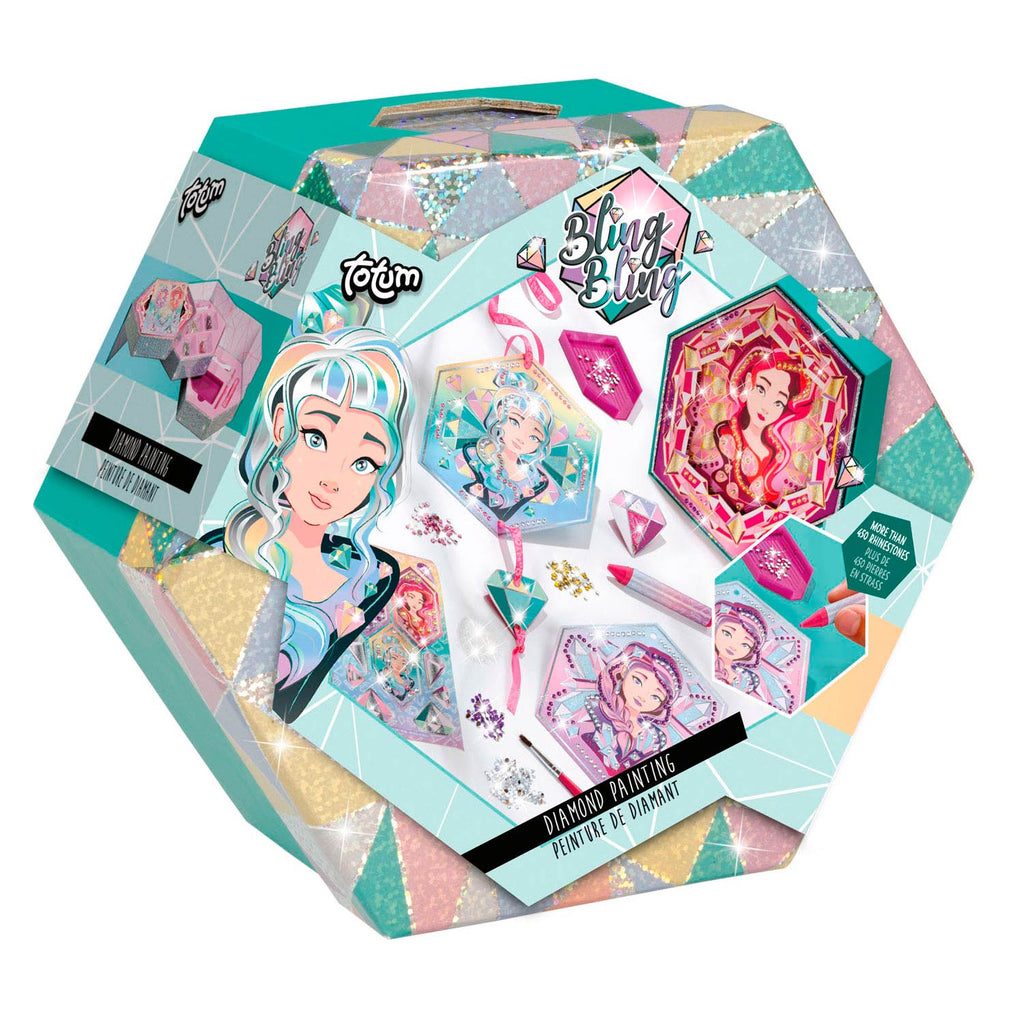 Totum Bling Bling Kaarten Versieren met Strass Steentjes