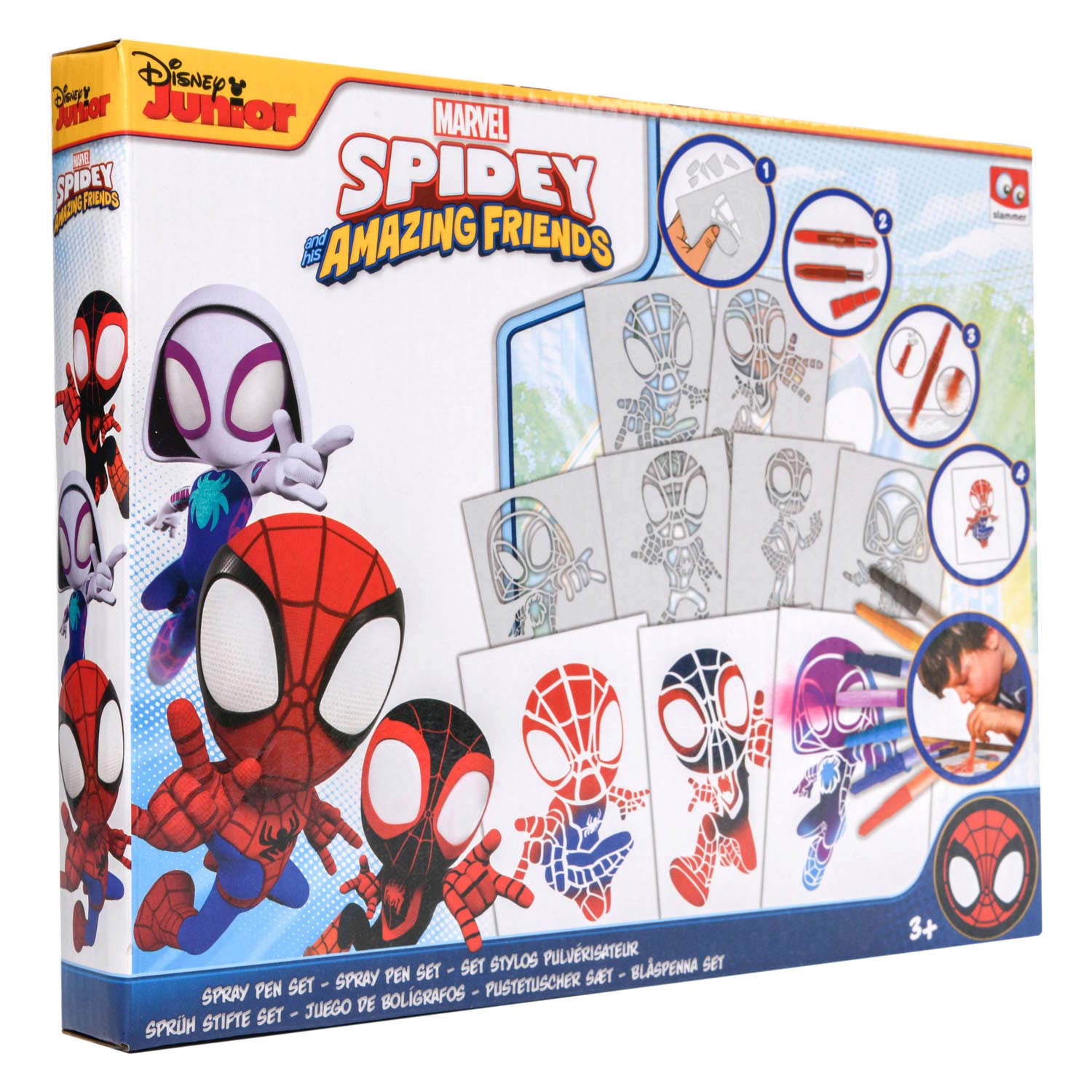 Canenco spidey blaaspennen set
