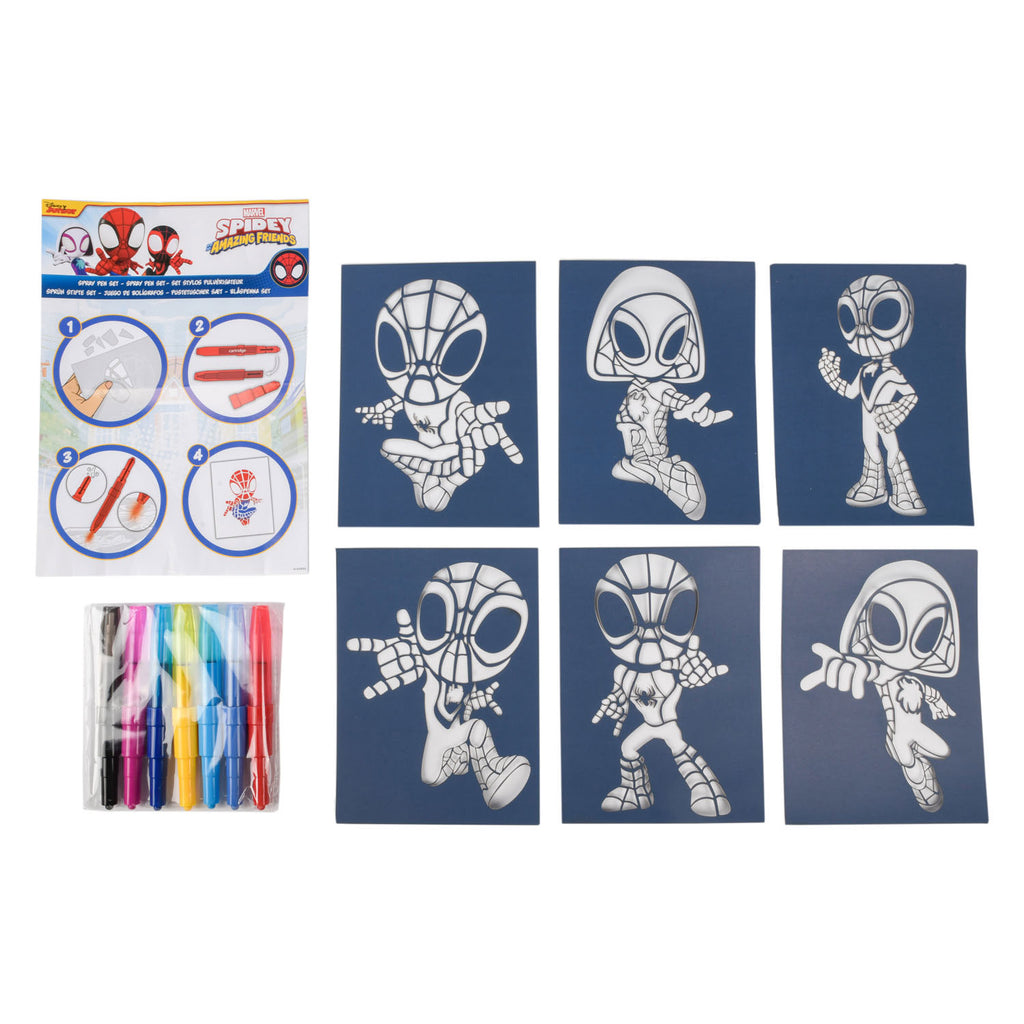 Canenco spidey blaaspennen set