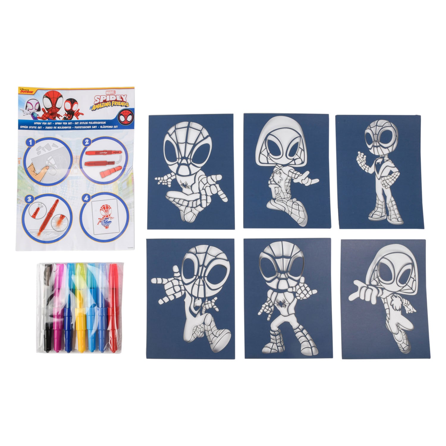 Canenco spidey blaaspennen set