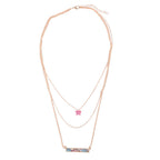 Create It! Ketting 3-Laags Diamant