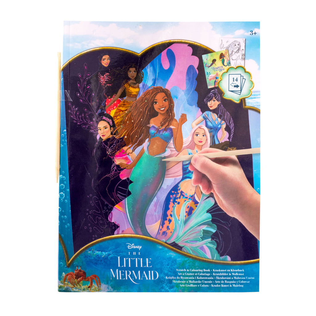 Canenco The Little Mermaid Kraskunst en Kleurboek