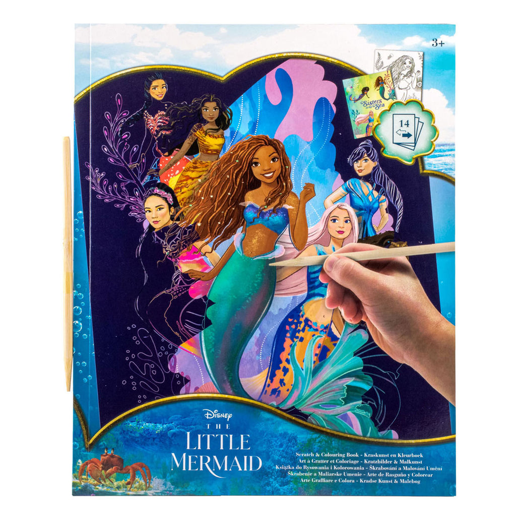 Canenco The Little Mermaid Kraskunst en Kleurboek