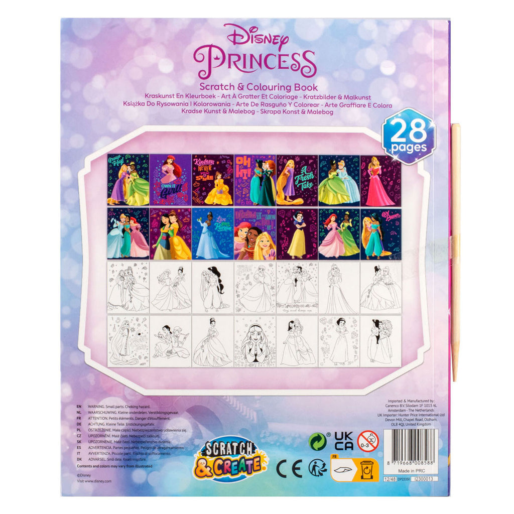 Canenco Prinses KraskunstEn Kleurboek
