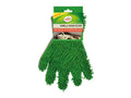 washandschoen Gorilla microvezel mesh 24x26 cm groen