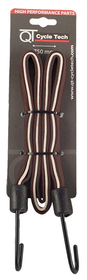 Qtcycletech Triobinder met haken bruin beige bruin 75cm op kaart