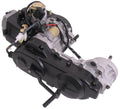 Edge Motorblok compleet scooter GY6 10 inch wiel met Korte achteras inclusief Carburateur